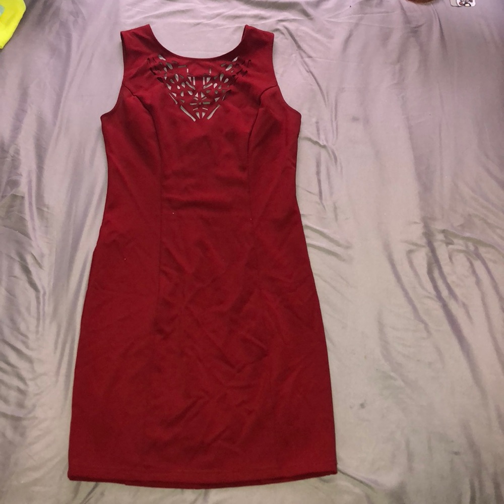 Red dress
